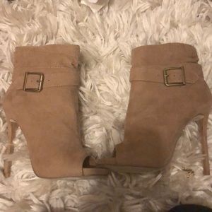 Sand Brown never worn booties